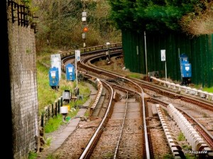 The hilly tracks of the DLR..